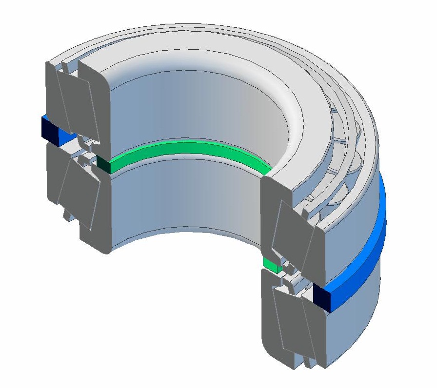 Matched 2-Row Tapered Bearing Assemblies